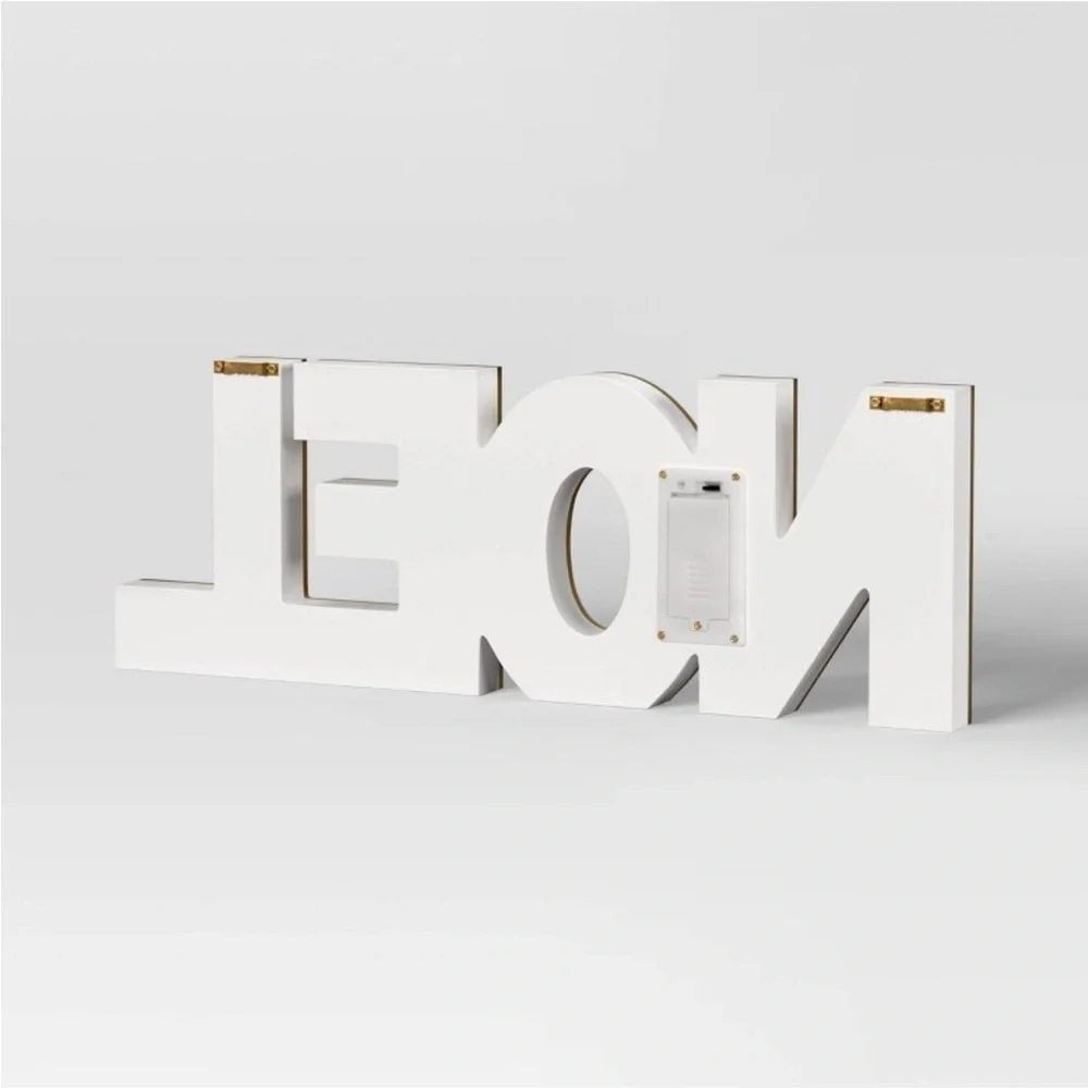 Lit LED 'Noel' Christmas Tabletop Sign - Wondershopтм